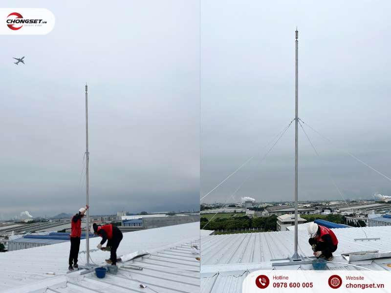 Báo giá thi công chống sét trọn gói mới nhất 